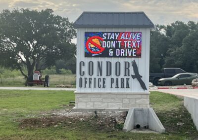 Georgetown Office Park Shines with Custom LED Monument Sign